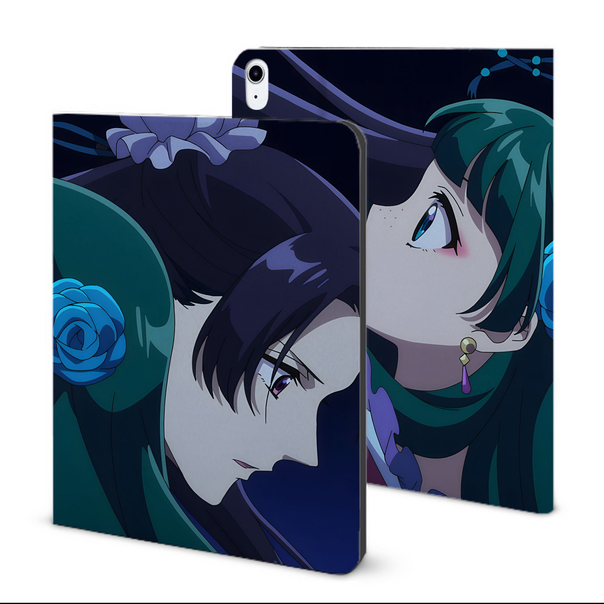 （画像用） 薬屋のひとりごと The Apothecary Diaries IPad ケース ブック型 PUレザー TPU 耐衝撃 軽量 薄型 ペン収納なし 全面保護 IPad 各モデル対応